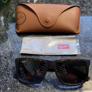 RayBan Justin 865/T5 54-16 Polarized Sunglasses